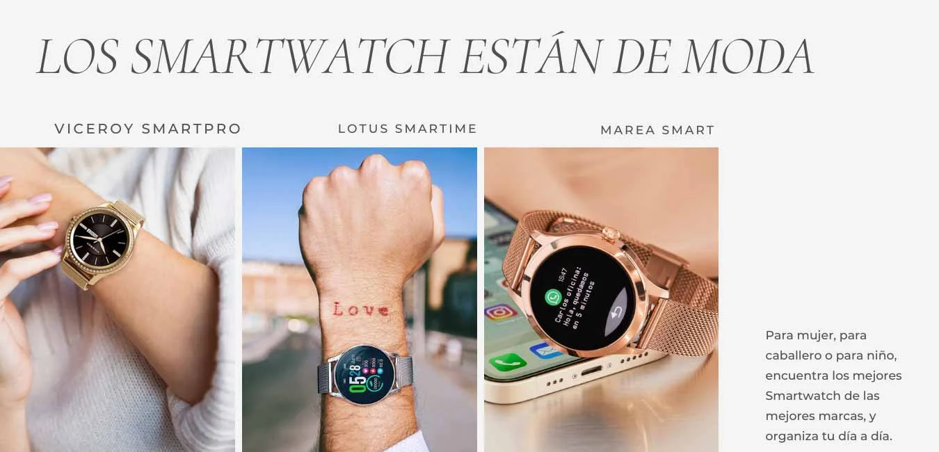 Los smartwatch de las mejores marcas
